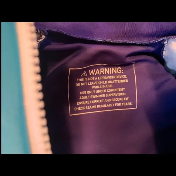 Speedo Aqua Hero Swim Aid Kids S/M 2-3 Years Old 25-35 Lbs - New Teal/Blue - Picture 6 of 6